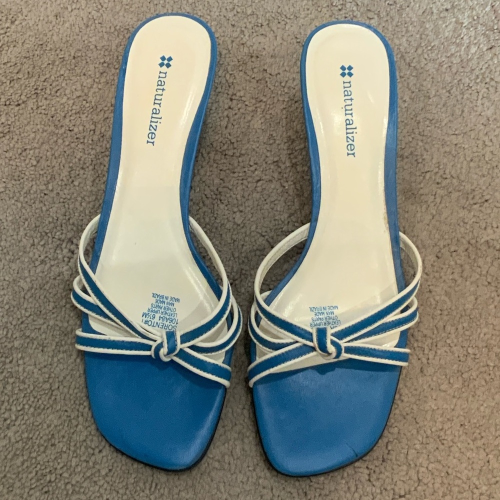 Naturalizer Blue and White Women's Sandals